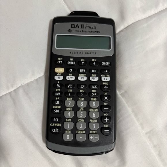 Texas Instruments BAII Plus Calculator - Picture 1 of 5